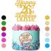 Personalised Happy Birthday Cake Topper Birthday Cake Toppers Gifts for Women Men Custom Glitter Cake Topper with Any Name & Age for 18th 21st 30th 40th 50th 60th Cake Decorations(Gold) - Buy Online on GoSupps.com