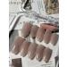 Handmade Press On Nails Short MouyouGlow Almond Pink Nude Natural Natural Solid Resuable Fake Nails with Self-Adhesive Handmade Artificial Fingernails 10 Pieces (#09-M) - Buy Online on GoSupps.com