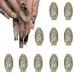 KACHIMOO Virgin Mary Nail Charms San Judas Nail Charms 10 PCS 3D Nail Diamonds Art Charms Gold Nail Charms Nails Rhinestones for Acrylic Nails Art Supplies Set 2