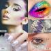 KIMIEYE Mermaid Sequins Body Glitter Gel Set - 2 Bottles, Holographic Liquid Makeup, Waterproof Face Glitter, 9 Colors (#9 White) - Buy Online on GoSupps.com