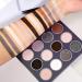Smokey Grey Eyeshadow Palette - DE LANCI Professional 12 Shades Matte Shimmer Goth Makeup - Waterproof High Pigmented Smoky Eyes Shadow Kit - Buy Online on GoSupps.com