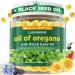 Oil of Oregano with Black Seed Oil Filled Gummies - 2 Months Supply - , Aceite De Oregano Capsulas Organic Alternative, Carvacrol & Thymoquinone with Vitamin E, C, D3, Zinc, Liposomal Form, Sugar Free 60 Count (Pack of 1) - Buy Online on GoSupps.com