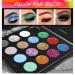 UCANBE Glitter Eyeshadow Palette - 12 Chunky & Fine Glitter + 4 Pigmented Eye Shadows for Theater Cosplay Halloween & More | International Shipping - Buy Online on GoSupps.com