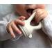 BABYLEDO Baby Fruit Pacifier & Teething Ring for Fruit & Vegetables - Alpaca Beige Teething Aid - Buy Online on GoSupps.com