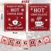 3 Pieces Hot Cocoa Bar Kit Includes 1 Hot Cocoa Banner 2 Hot Chocolate Bar Sign Hot Cocoa Bar Accessories for Christmas Winter Holiday Birthday Baby Shower Party Its Cold Outside Decorations - Buy Online on GoSupps.com