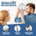 MAVORI 2in1 Stainless Steel Thermometer & Hygrometer | Analog Indoor Climate Control | Accurate Air Humidity & Temperature | 12.5cm - Buy Online on GoSupps.com