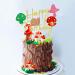 Arthsdite 1Pc Mushroom Cake Topper Mushroom Birthday Cake Decorations for Girls Boys Mushroom Snail Happy Birthday Decorations Theme Party Supplies - Buy Online on GoSupps.com