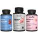 Kaitamin Bariatric Multivitamin with Iron + Vitamin Brain Matrix with Ginkgo Biloba + Blood Pressure Support Supplement with Garlic Hibiscus and Hawthorn