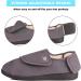 EUROPEAN SOFTEST Women's 80-D Memory Foam Diabetic Slipper - Extra Wide Width with Adjustable Closures, Warm Plush Fleece, Arthritis Support - Machine Washable - Grey/White - Size 9 - Buy Online on GoSupps.com