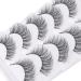 KSYOO Natural Look False Eyelashes - 5 Pairs of 14mm Soft Small Faux Mink Wispy Lashes for Daily Makeup - Buy Online on GoSupps.com