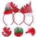 FRCOLOR Christmas Reindeer Antlers Headband Elf Headband Christmas Hat Headband Feather Headband Festival Santa Hat Headband - Buy Online on GoSupps.com