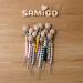 SAMiGO Silicone Pacifier Clips for Baby Girls - 2 Pack Rose | Pacifier Holders & Binky Clips - Buy Online on GoSupps.com