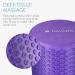 Navaris Pilates Foam Roller 45cm - Violet Fascia Roll for Back Fitness & Massage - Ideal for Yoga & Pilates - Buy Online on GoSupps.com