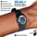 WobL Waterproof Vibrating Alarms Countdown Timer Wristwatch - Black - Buy Online on GoSupps.com