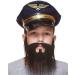 Mustaches Auto-Adh sives Nouveaut L ger Nomad Fausse Barbe et Fausse Moustache Sel et Poivre Couleur - Buy Online on GoSupps.com