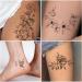 37 Sheets Black Flower & Butterfly Temporary Tattoos Waterproof Long-Lasting Body Art Stickers Fake Tattoos For Women Girls - Buy Online on GoSupps.com