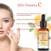 Eleonore Vitamin C Face Serum | All Natural Brightening Hydrating & Anti-Aging | Fine Lines & Dark Spot Remover - 30ml - Buy Online on GoSupps.com