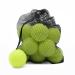 Tennis Balls, Magicorange 12 Pack Advanced Training Tennis Balls Practice Balls, Pet Dog Playing Balls, Come with Mesh Bag for Easy Transport, Good for Beginner Training Ball Green