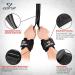 COFOF Train Aid - Strength Training Equipment with Anti-Slip Rubber Tires & Padded Lifting Straps for Bodybuilding | Professional Double-Sided Training Aid for Men & Women - Dark Black - Buy Online on GoSupps.com