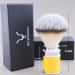 Jag Shaving Men's Synthetic Silvertip Brush Ergonomic Design & Yellow Shave Cream for Perfect Shaves | International Shipping Available - Buy Online on GoSupps.com