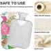 Watercolor Flowers Butterfly Hot Water Bottle 2L - Large Pain Relief Bag for Bed Hands & Feet - Buy Online on GoSupps.com