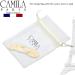 Camila Paris CP2337 French Handmade Interlock Cream & Pearl Barrettes for Girls - Strong Hold Hair Clips for Women - Made in France - Buy Online on GoSupps.com