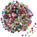 FADIKX 1200 Pcs Acrylic Flatback Rhinestones 12 Different Shape Gems for DIY Craft Jewels Gemstone Wedding Birthday Decoration (6-13mm)