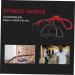 Buy 2 Pairs Pull Rope Treadmills | Home Fitness Resistance Bands with Handles | Elastic Muscle Resistance Belts - Red Latex - Buy Online on GoSupps.com