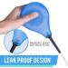 Venus To Mars Clear Enema Bulb Kit - 7oz Blue Anal Douche for Men and Women - BPA Free, Phthalates Free - Includes 2 Nozzles - Transparent Design for Easy Water Level Visibility - Buy Online on GoSupps.com