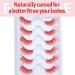 GVEFETIEE B - Red Colored Half Lashes 6 Pairs | Natural Look Fluffy Wispy False Eyelashes - Buy Online on GoSupps.com