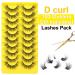 Pleell Cat Eye Lashes Wispy D Curl Cluster Lashes - 140 Pcs Natural Look False Eyelashes - Buy Online on GoSupps.com
