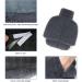 Buy Warmth Foot Warmer - 2L Hot Water Bottle for Feet | Soft Electric-Free Heating Pads for Men & Women | Dark Gray 36x32cm - Buy Online on GoSupps.com