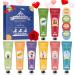Eleanore's Diary Hand Cream Set Lip Balm Set for Women Mother's Day Gift for Mom  8Pcs Deeply Moisturizing Hand Cream & 4Pcs Moisturizing Lip Balm Travel Size Care Cream Dry Lip Repair
