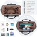 Kono Baby Changing Bag Nappy Diaper Bags for Mom and Dad Large Travel Tote Messenger with Changing Mat Grey - Buy Online on GoSupps.com