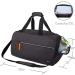 ROTOT Gym Duffel Bag with Waterproof Shoe Pouch - Weekend Travel Bag with Insulated Pocket | Black - Buy Online on GoSupps.com