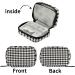 Classic Houndstooth Travel Pill Organizer - 7 Day Pill Box Holder for Vitamins & Medicine | Large Daily Organizer for Family & Travel  - Buy Online on GoSupps.com