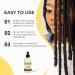 Sea Salt Spray and Loc Moisturizer for Dreads - Professional Loc Spray for Tightening and Moisturizing Dreadlocks - No Frizz Seasalt Spray for Men and Women - Buy Online on GoSupps.com