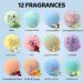 HayaYoffi 12 Pack Bath Bombs Gift Set with Natural Essential Oils - Perfect for Relaxation and Stress Relief - Ideal Mothers Day, Birthday, or Spa Gifts for Girls and Boys - Buy Online on GoSupps.com