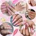 8 Colors Poly Nails Extension Gel | Clear White Pink Poly Nail Gel | Poly Nail Gel Kit Builder | Nail Extension Gel Kit | Multi-Color Set | French Manicure Set - Buy Online on GoSupps.com
