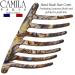 Camila Paris CP3186 4 French Handmade Side Comb | Strong Hold Grip Hair Clips for Women | Durable Styling Hair Accessories - Onyx - Buy Online on GoSupps.com