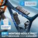 Byvita High Security Folding Bicycle Lock 120cm with Cable & Bracket - Ideal for Bicycles & E-Scooters - Buy Online on GoSupps.com
