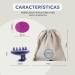 Maviso Lavender Scalp Massager & Facial Cleaning Brush Set - 100% Silicone with Storage Bag | Relax & Revitalize Your Skin - Buy Online on GoSupps.com