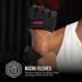 Contraband Pink Label 5537 Womens Micro Weight Lifting Gloves - Grip-Lock Silicone Padding - Apple Watch Friendly - Black Medium - Buy Online on GoSupps.com