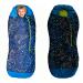 AceCamp Glow in The Dark Mummy Sleeping Bag for Kids and Youth, Temperature Rating 30F/-1C, Water-Resistant for Camping, Hiking, and Slumber Party Blue Kid's
