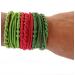 24 Pcs Boho Twist Hair Tie Bracelet Set - Fashionable Accessories for Women and Girls - Buy Online on GoSupps.com