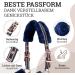 Esposita Champion Edition Halfter - Soft Fluffy Stallhalter with Synthetic Fur (COB/VB Navy/Rosegold) - Premium Equestrian Gear - Buy Online on GoSupps.com