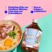 Organic Tonkotsu Bone Broth 6 x 525ml | Natural Protein Collagen | Low Carb Ramen Broth | International Shipping Available - Buy Online on GoSupps.com
