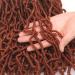 Xtrend 24 Inch 7Packs 18strands/pack Soft Nu Faux Locs Crochet Braids Hair Copper Red Synthetic Dreadlocks Braiding Hair Fashion Goddess Distressed Faux Locs Curly Wavy Hair Extensions 350# 24 Inch (Pack of 6) 350# - Buy Online on GoSupps.com