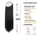 Buy Hidden Halo Hair Extensions - Invisible Wire Curly & Straight Synthetic Hair 22 Inch Dark Black - Pack of 1 - Buy Online on GoSupps.com
