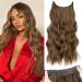 Hair Extensions 22 Inch Invisible Wire Hair Extensions Synthetic Long Wavy Hairpieces with 4 Secure Clips in Hair Extensions for Women Daily Party Use Hair Pieces(8H27) 22inches 8H27 - Buy Online on GoSupps.com